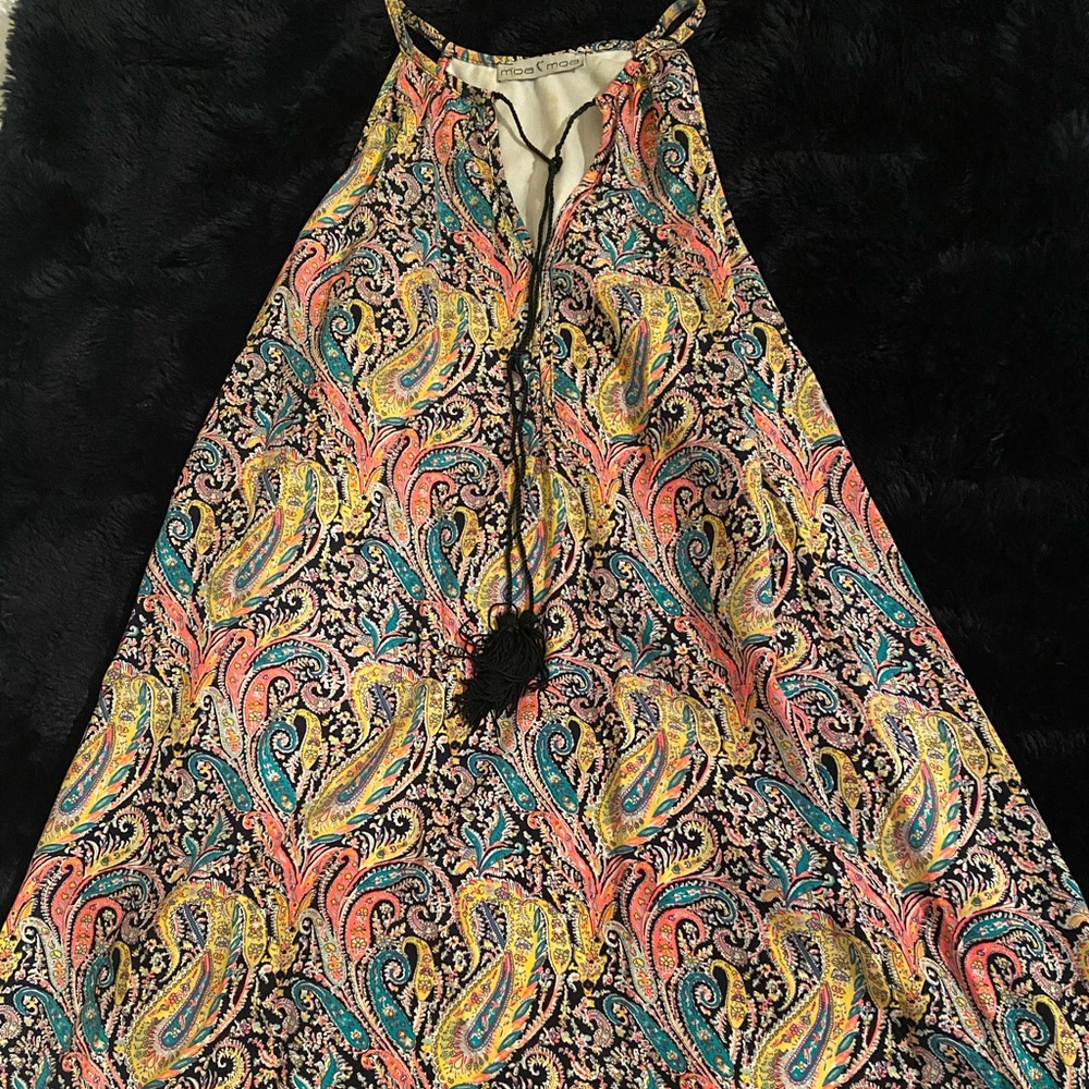 Moa Moa Paisley Dress Size Small
